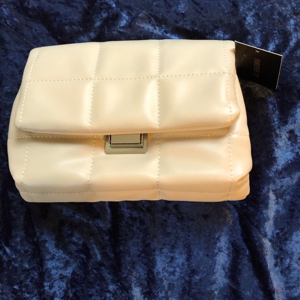 Crossbody cream bag